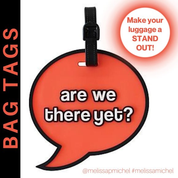 MY Tagalongs Accessories - NWT Stand Out Bag Tags